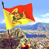 La bandiera nazionale siciliana