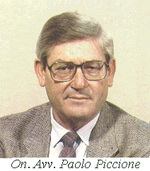 L'on. avv. Paolo Piccione, ex presidente dell'Assemblea Regionale Siciliana.